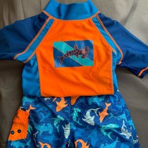 Boys’ Rashguard & Swim Trunk Set